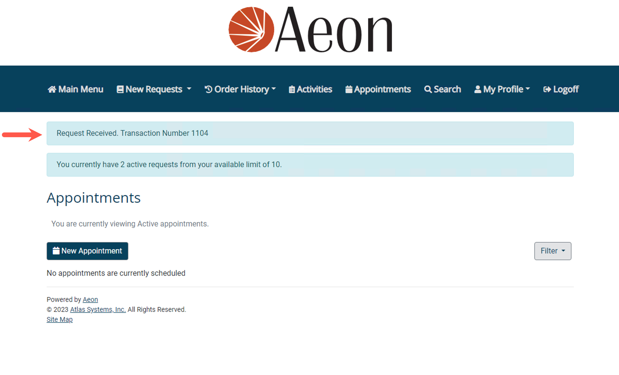 Reviewing and Cloning Outstanding Requests - step 2