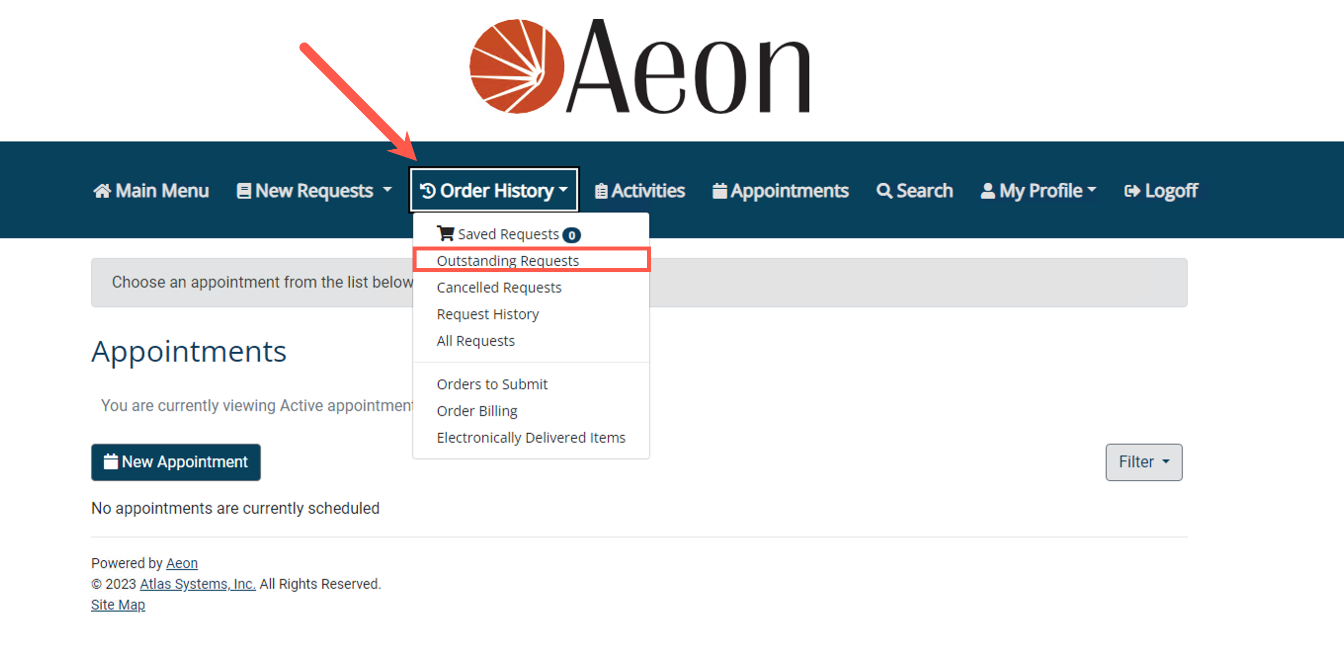 Reviewing and Cloning Outstanding Requests - step 4