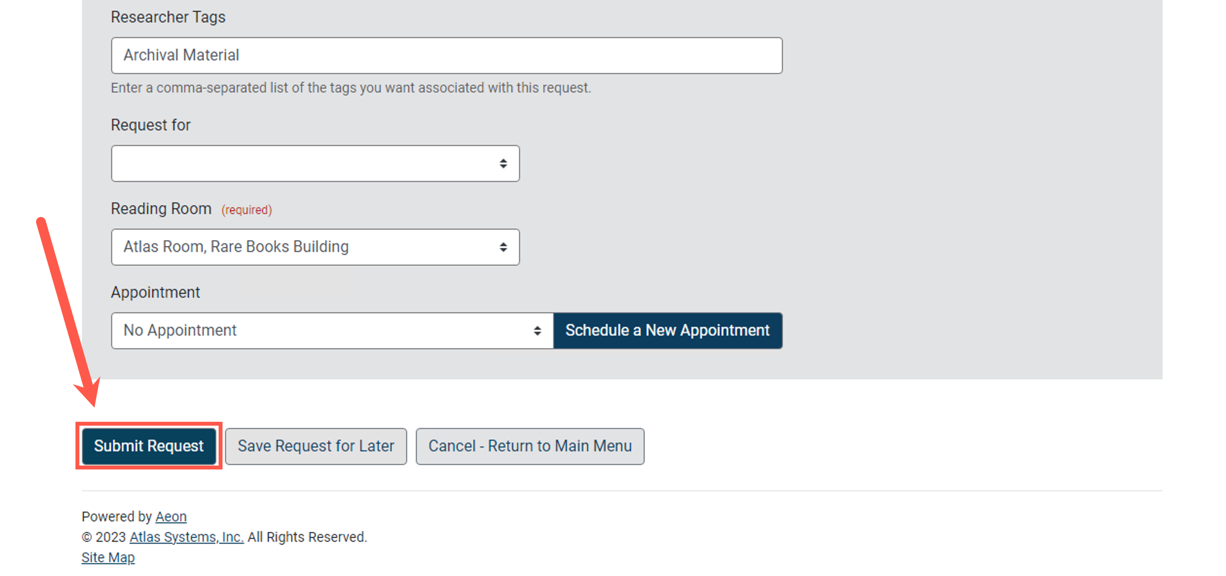 Reviewing and Cloning Outstanding Requests - step 7