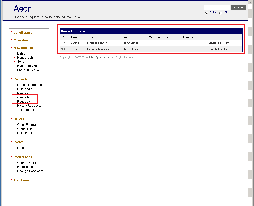 Reviewing and Resubmitting or Cloning Cancelled Requests - step 10