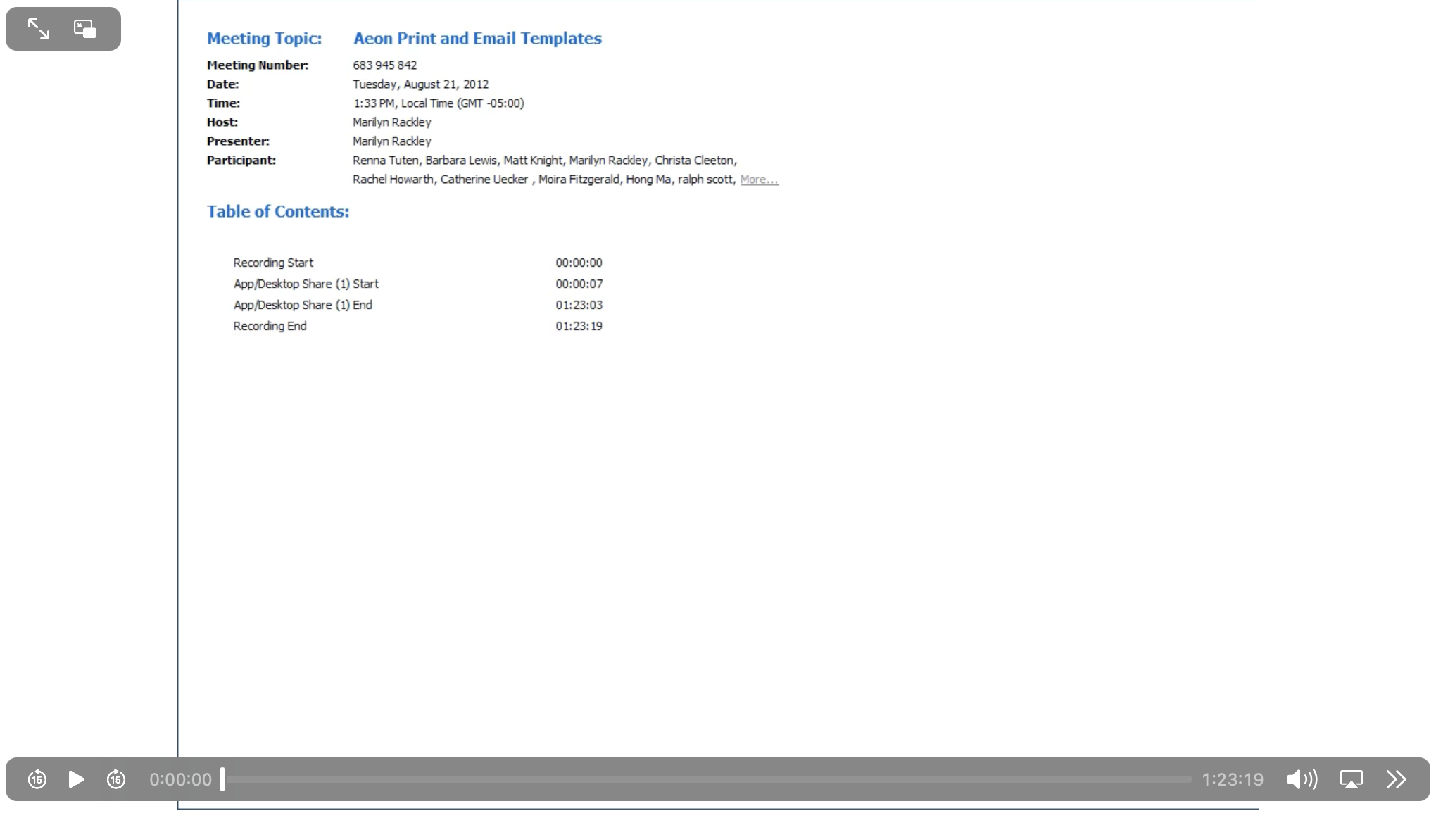 Aeon Print and Email Templates video thumbnail