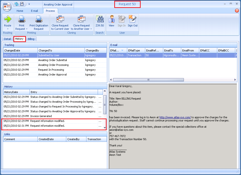 Editing Requests - Edit Request Details