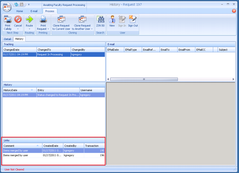 Merging Requests - Merge Requests Dialog