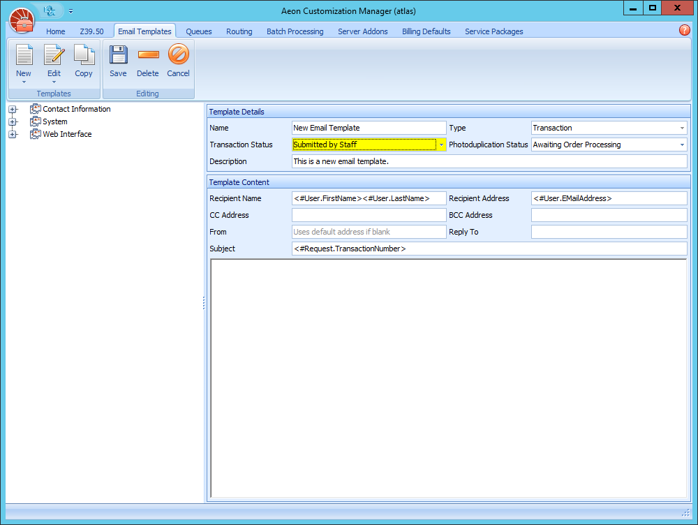Configuring Email Routing - Email Routing Configuration