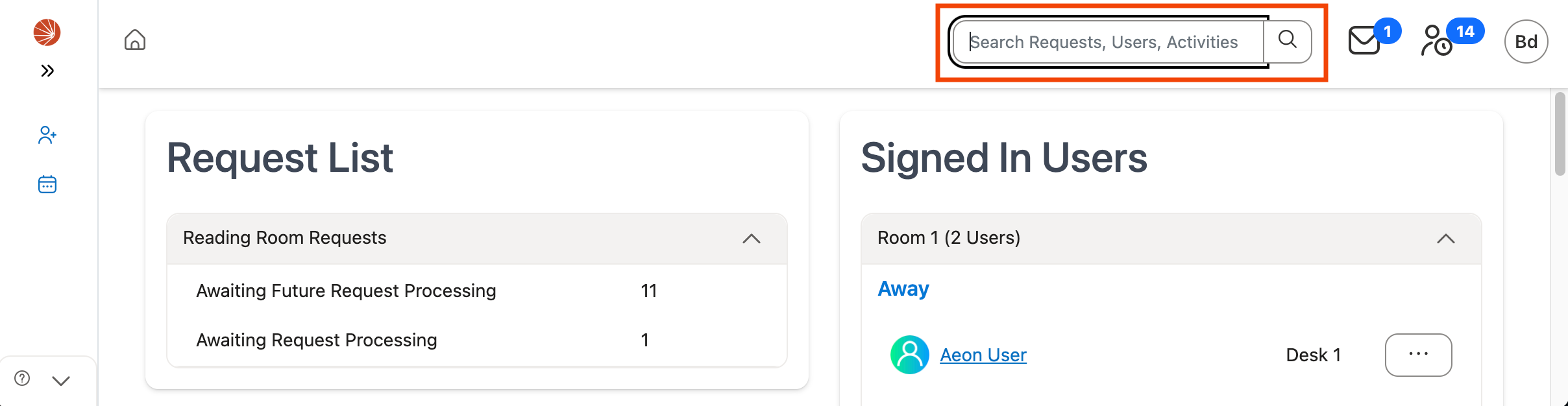 Basic Searching - Search Bar