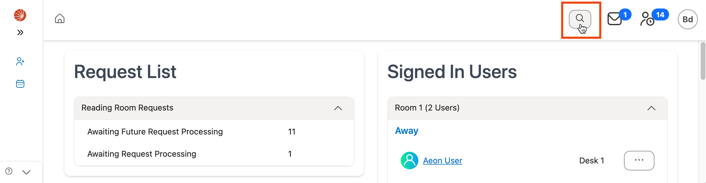 Basic Searching - Search Icon