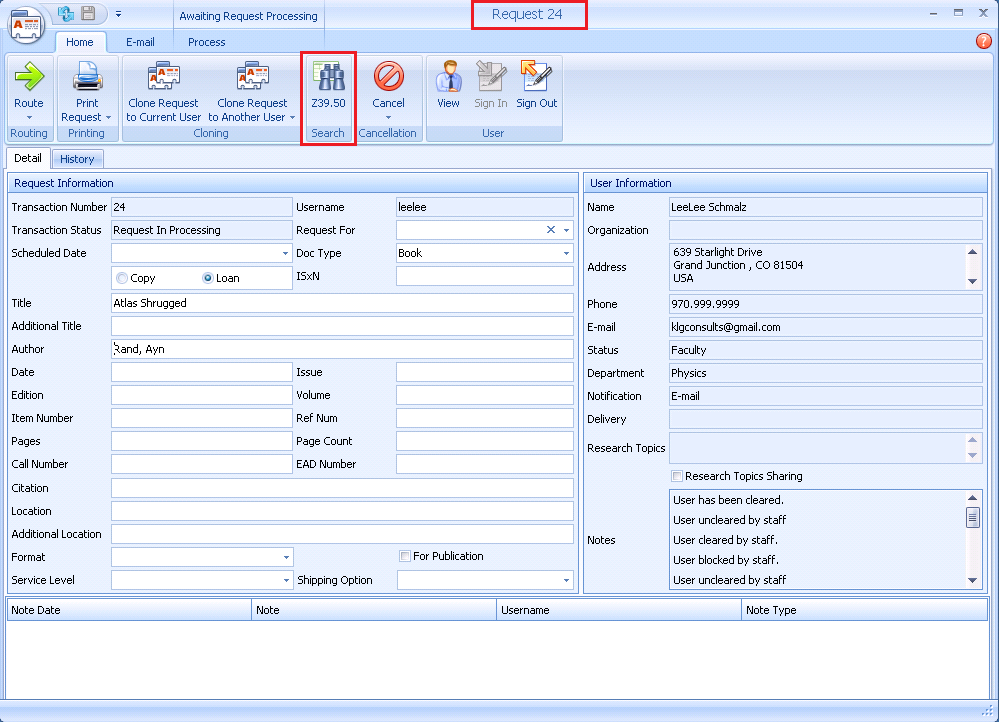Searching Z39.50 Sources - Z39.50 Search Results