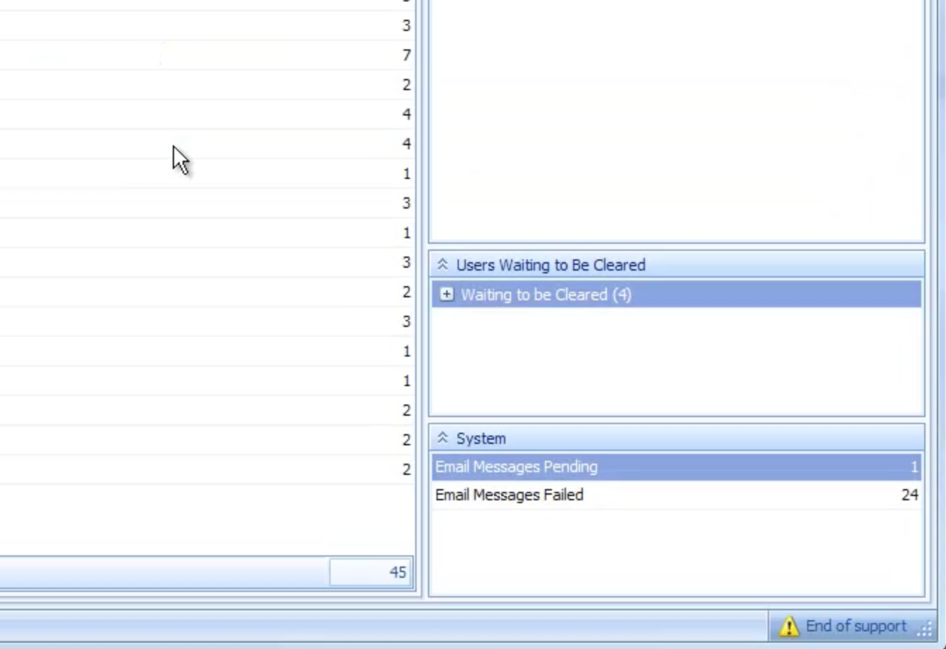 Aeon Version Warning