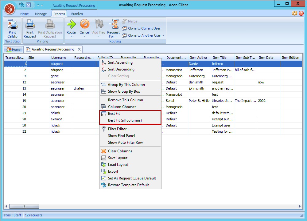 Setting Column Margins in the Grid Layout