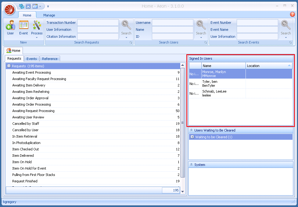The Signed In Users Group
