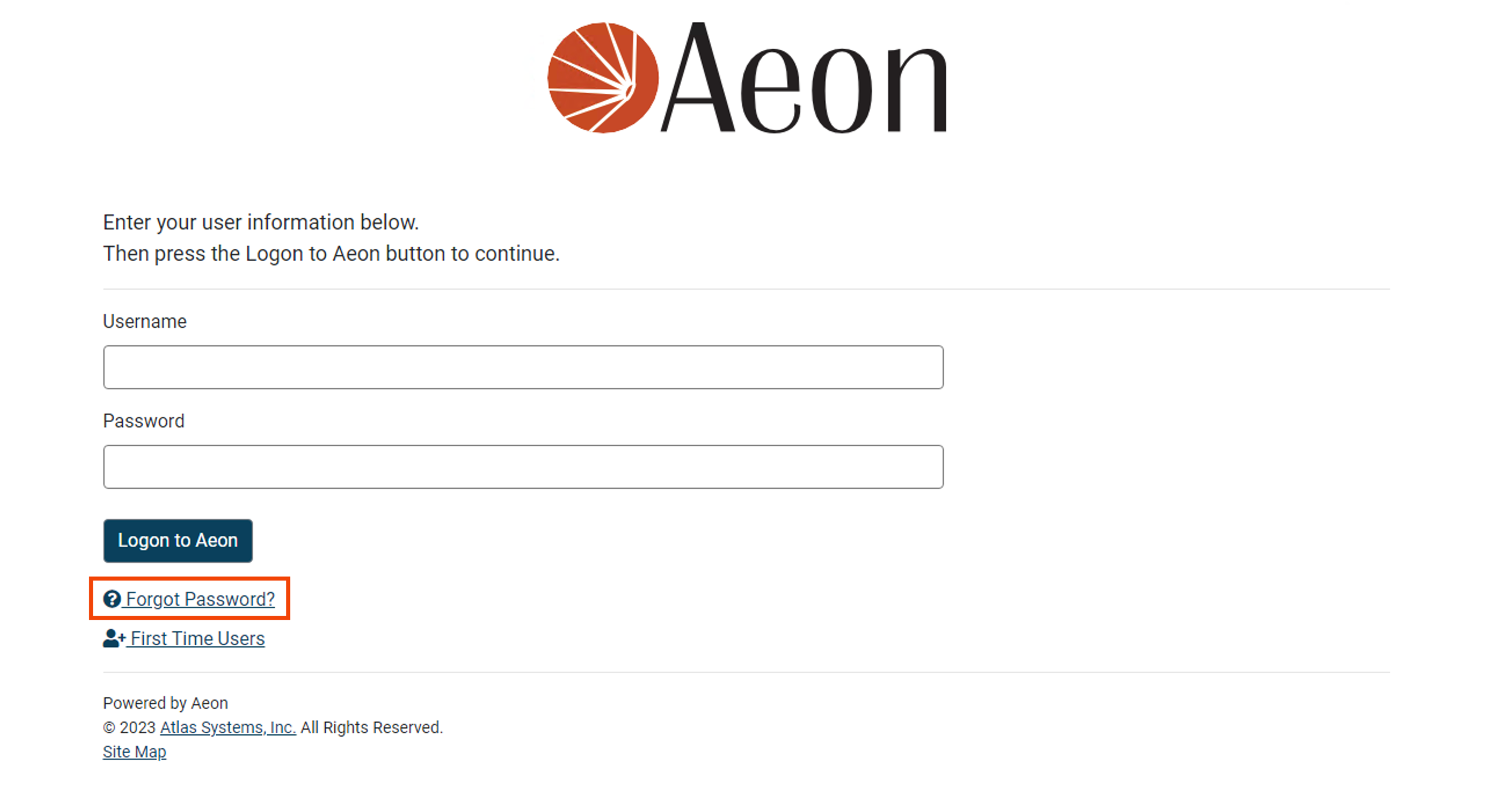 Resetting a User Password on the Web