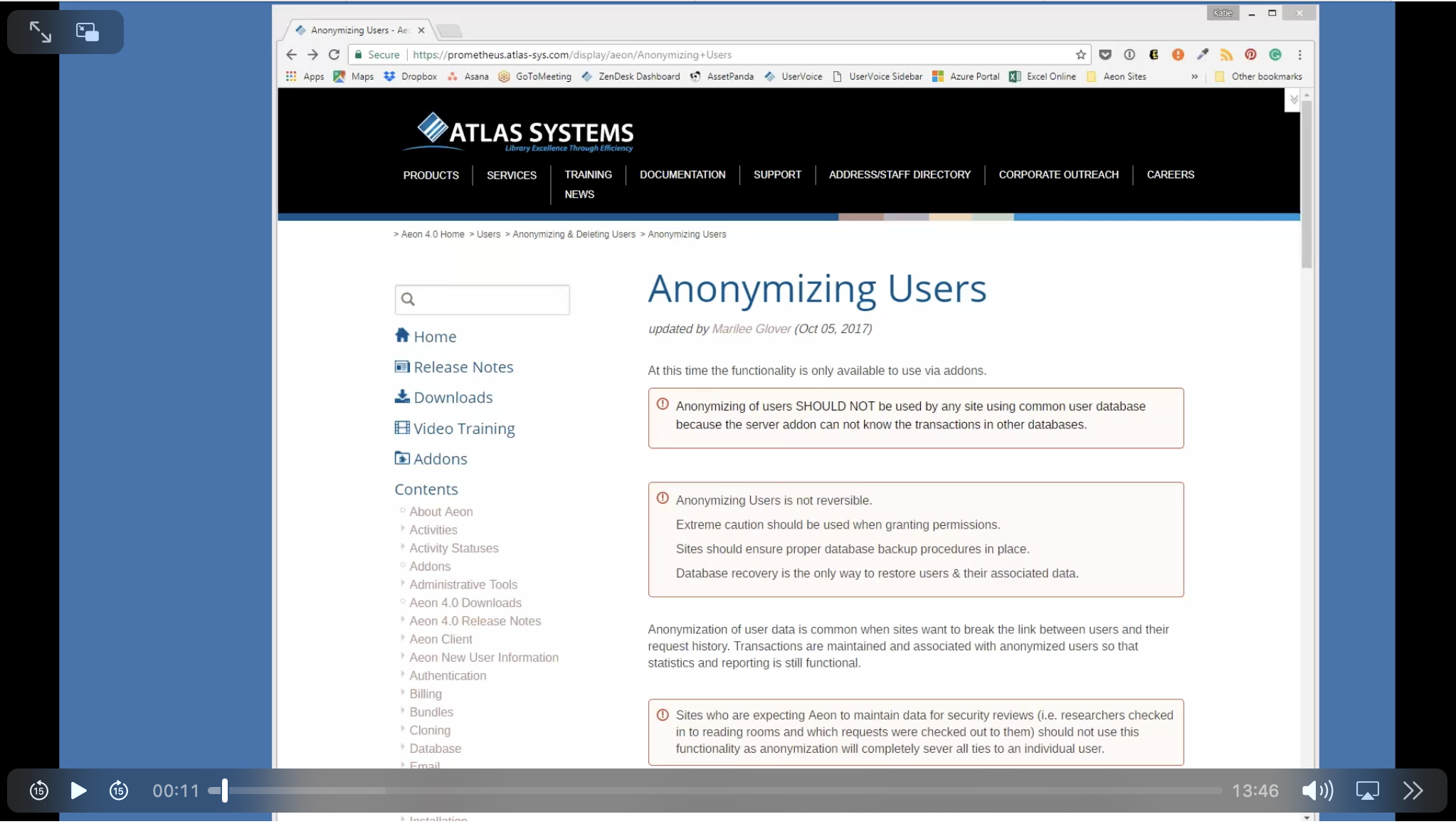 Video Thumbnail - Aeon Anonymization Functionality Overview