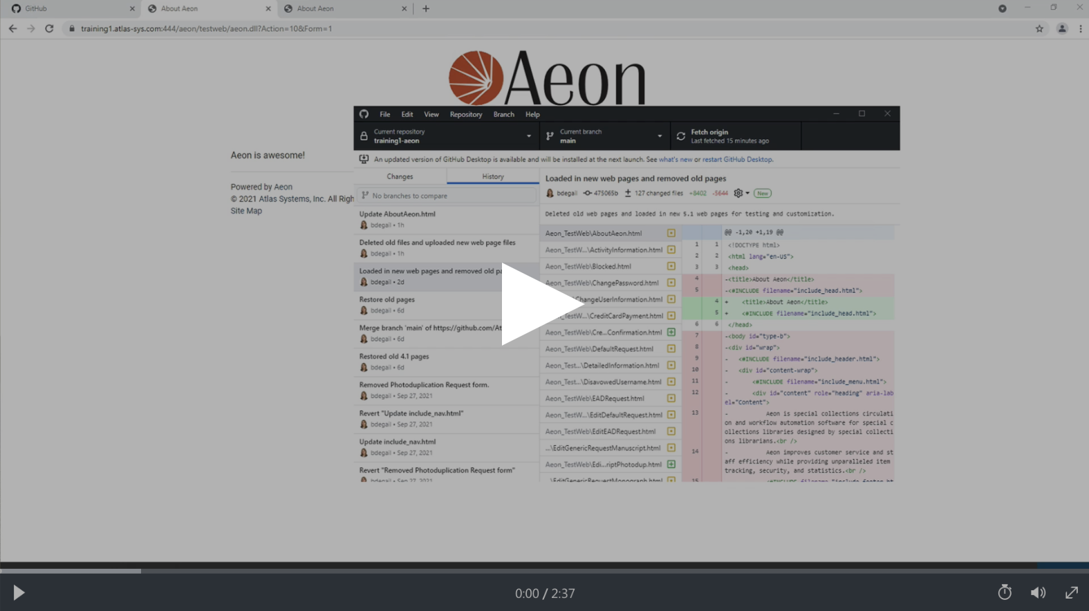 Editing Atlas-Hosted Aeon Web Pages In Github  20082438582803