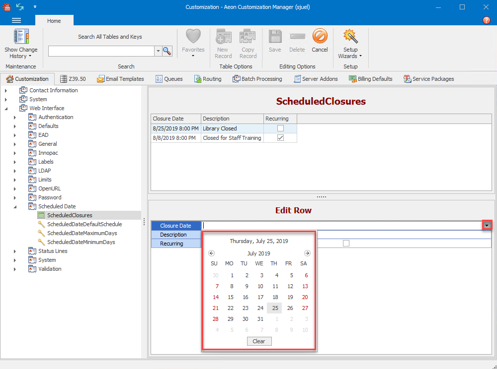 Blackout Date Calendar For Aeon Requests  360042374994