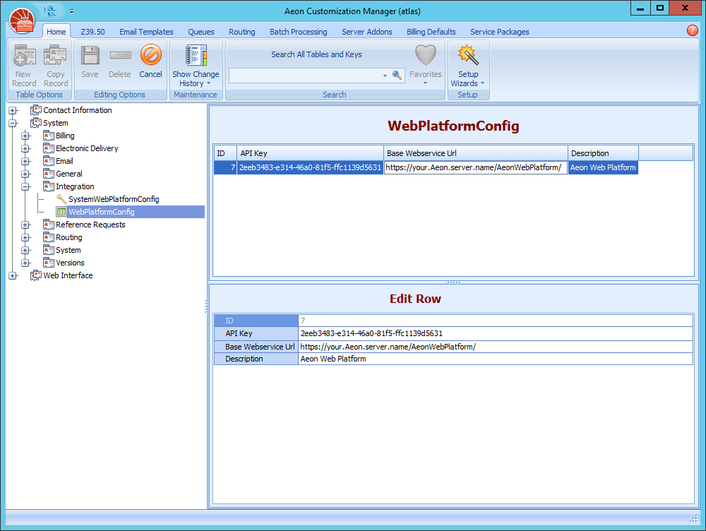 Configuring The Aeon Web Platform  360017796954