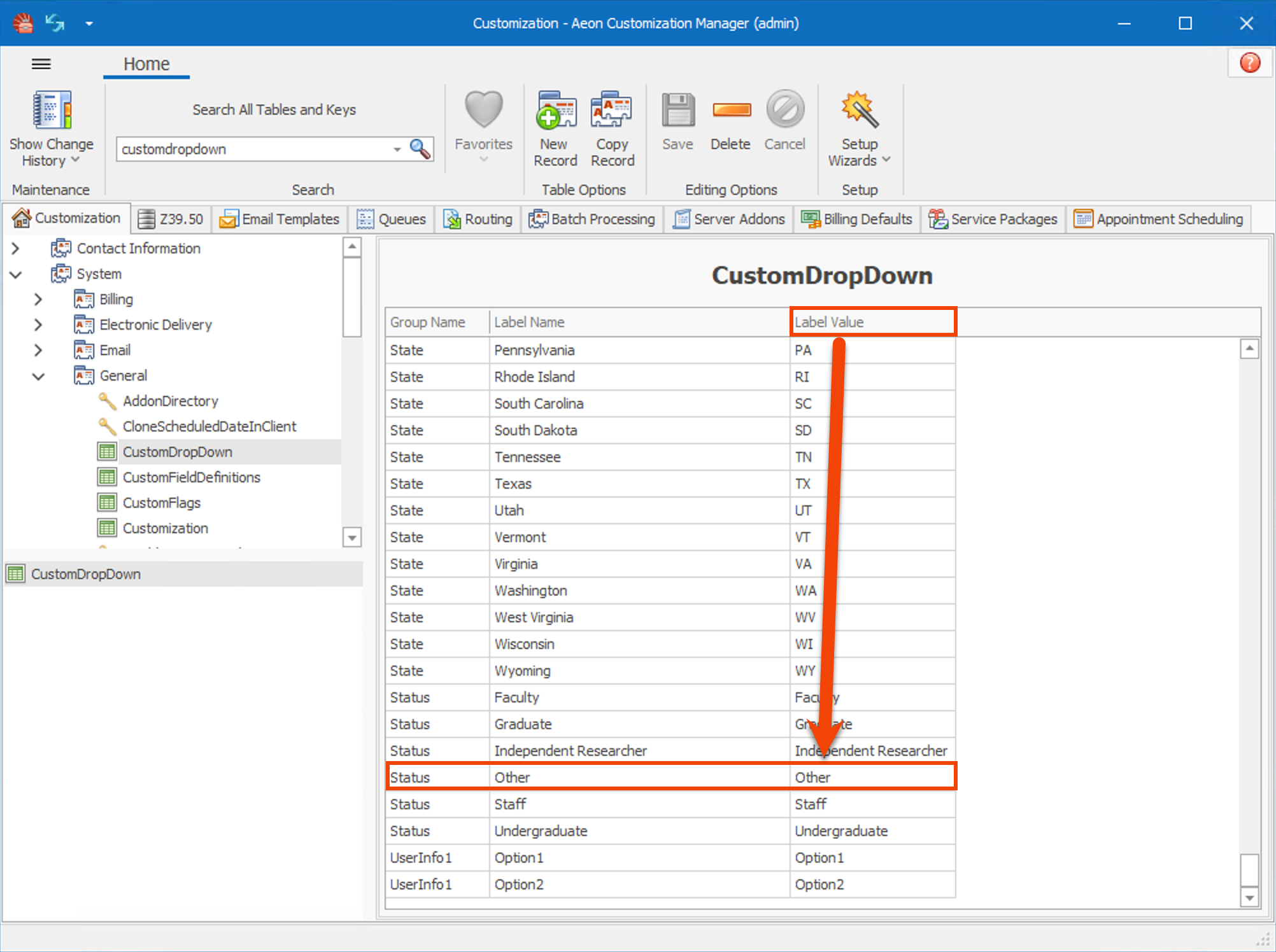 Adding an Other Text Box to Dropdown Fields