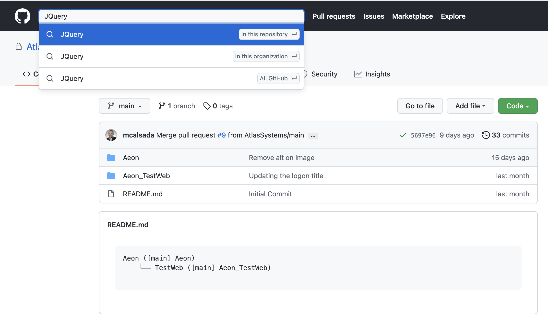 Updating Outdated jQuery in the Aeon Web Pages
