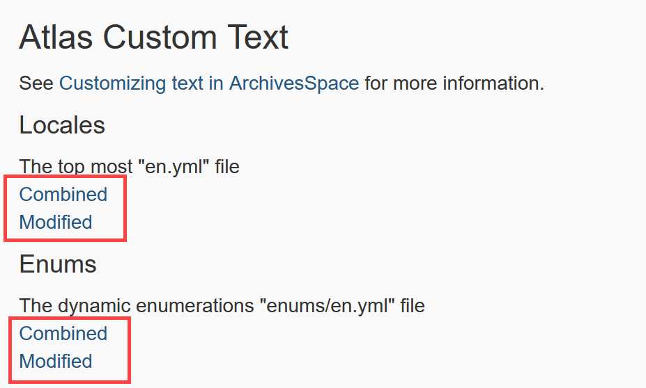Browse menu default view