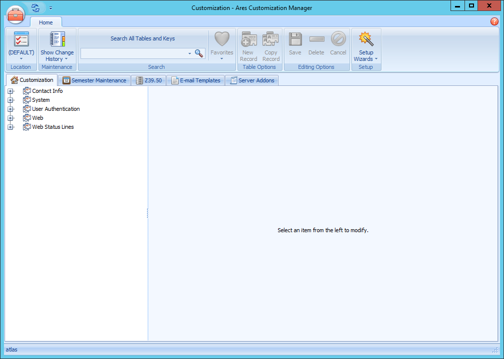 Ares Customization Manager Overview