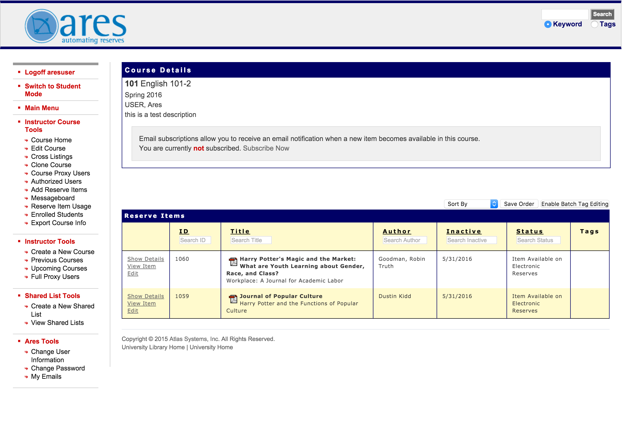 Ares web accessibility features and compliance updates