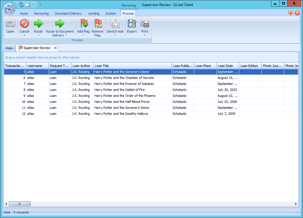 Flag queue Add Remove Flag buttons