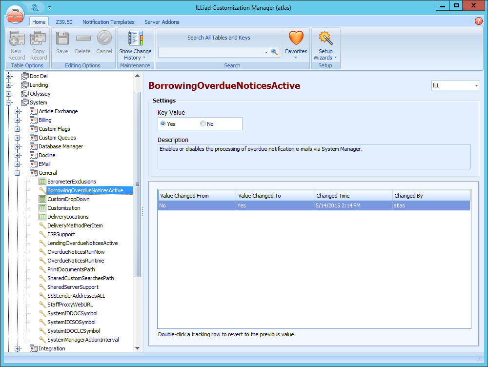 Borrowing Overdues Active Setting