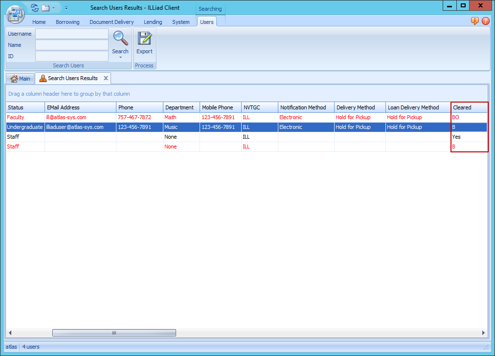 Overdue Block Grid View