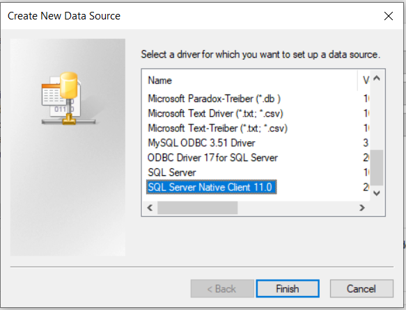ODBC SQL Server Select