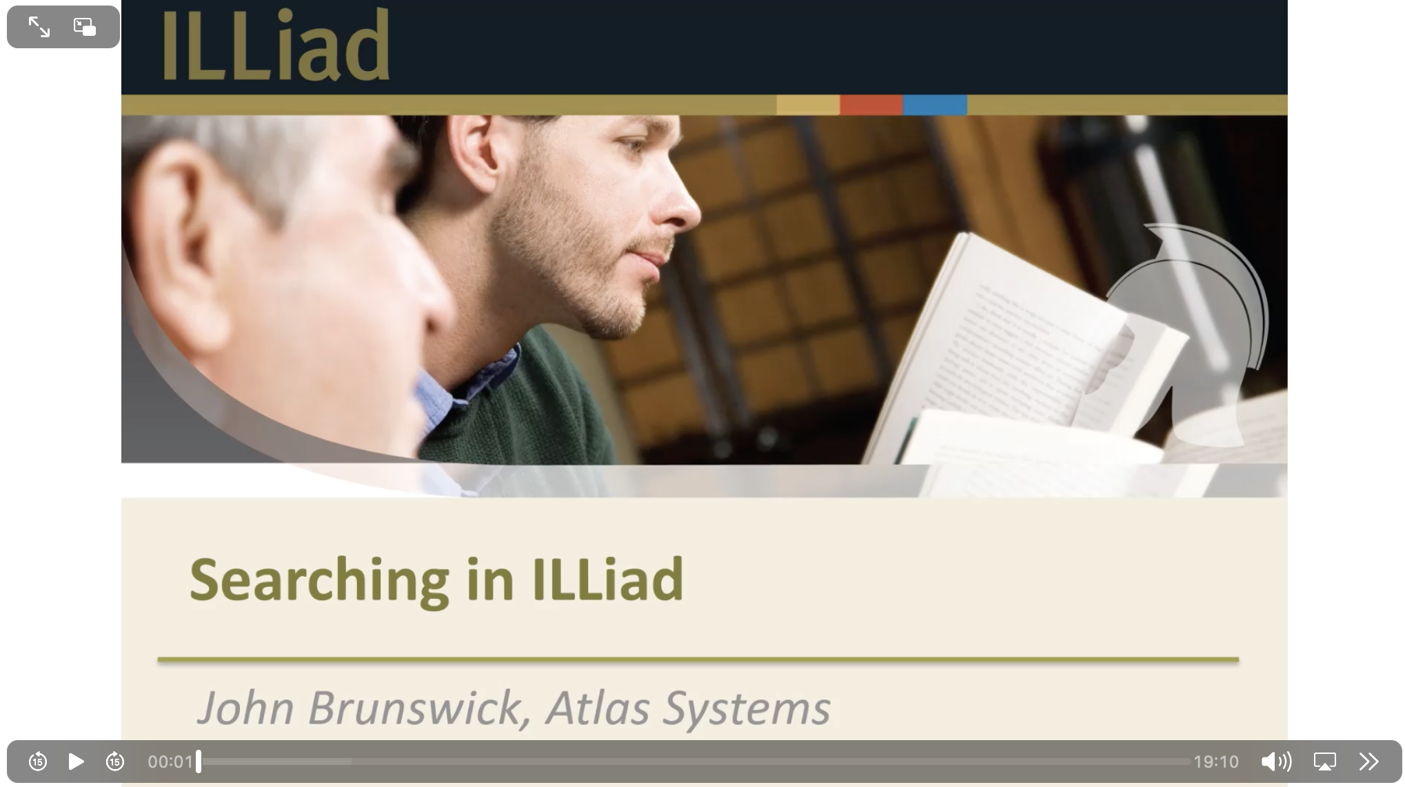 Video Thumbnail - Searching in ILLiad