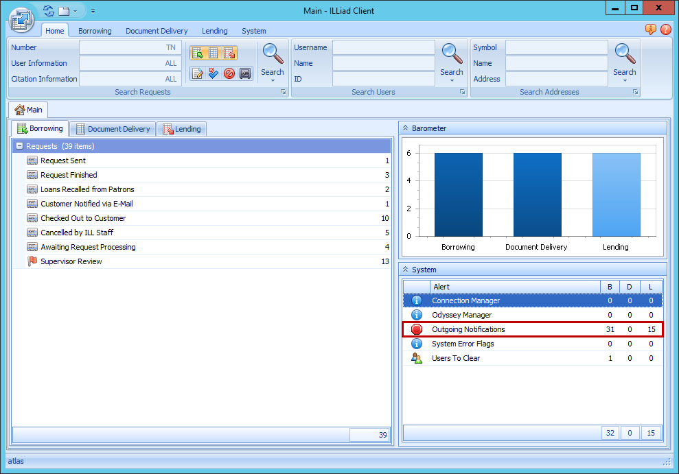 Outgoing Notifications