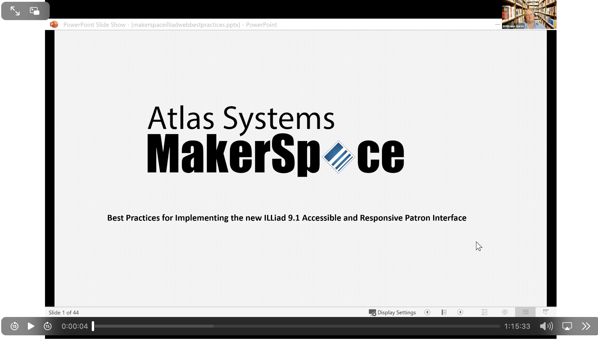 Best Practices for Implementing the new ILLiad 9.1 Accessible and Responsive Patron Interface video thumbnail