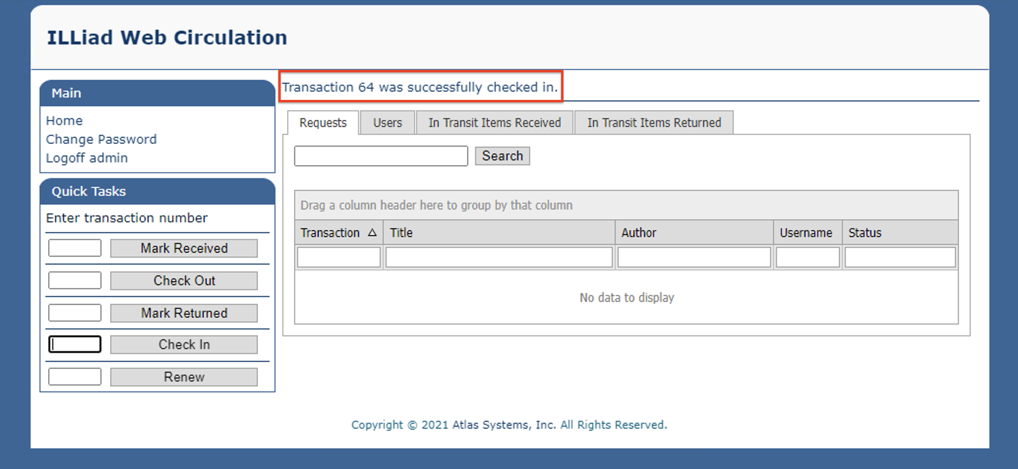 WebCirc Screenshot 3