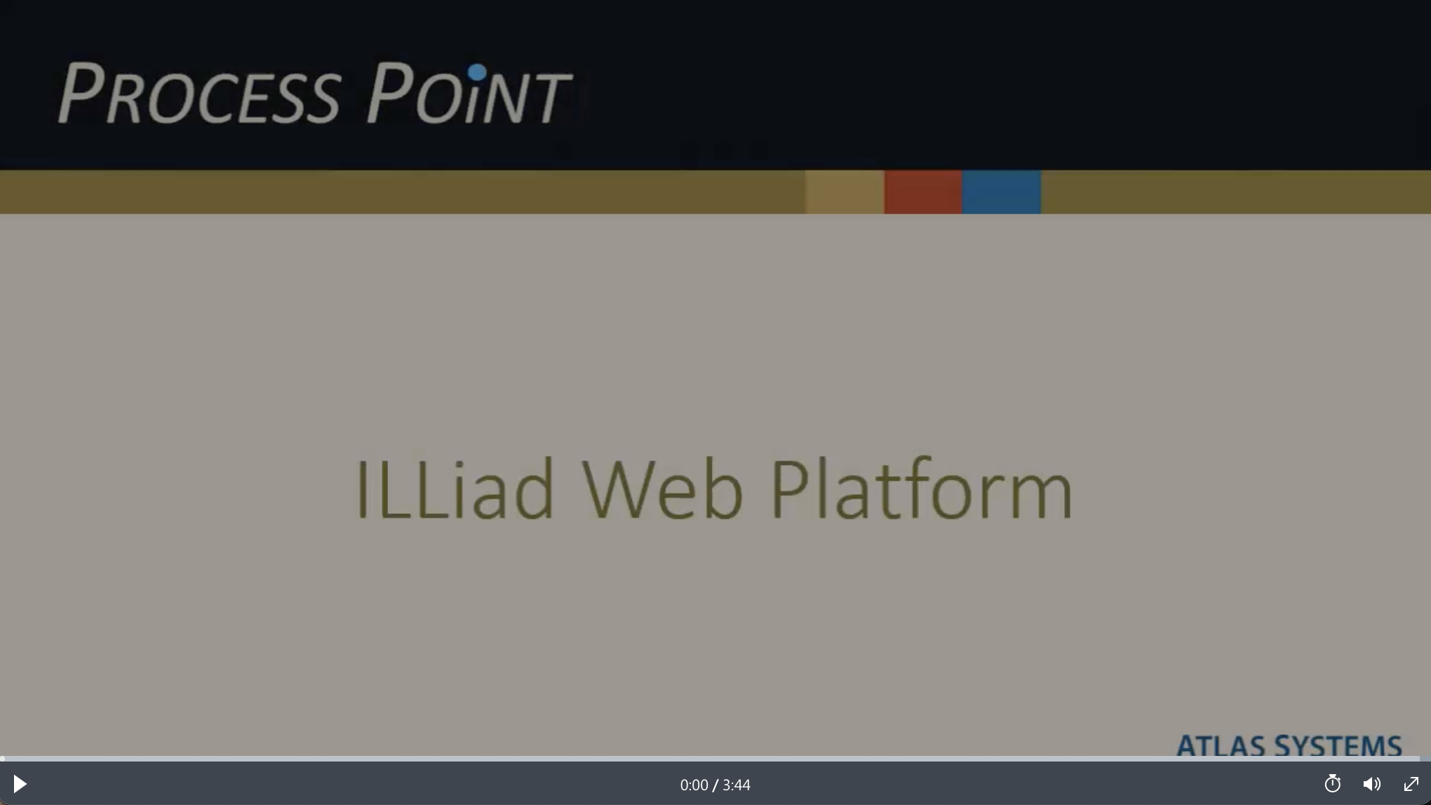 Video Thumbnail - ILLiad Web Platform
